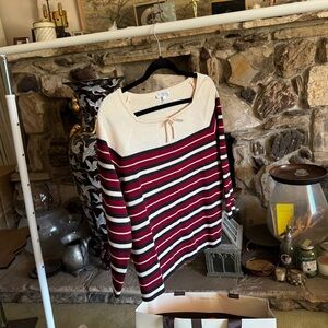 ST. JOHN SPORT by Marie Gray Bateau Neck Sweater